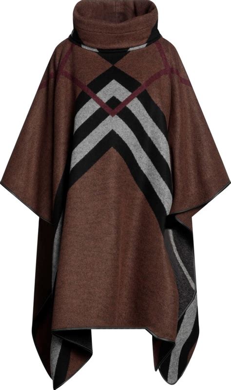 burberry brown capes|Burberry capes and ponchos.